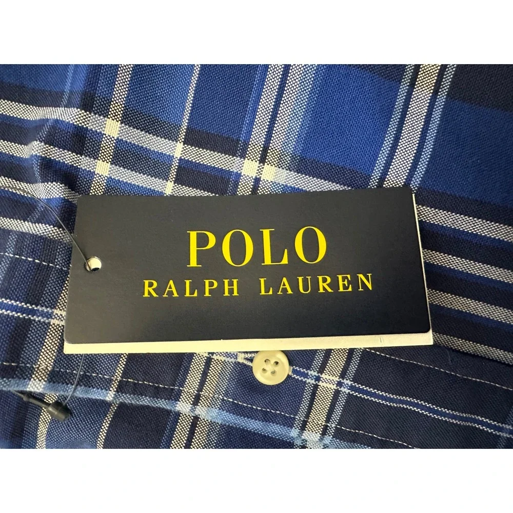 NWT $138 Polo Ralph Lauren Mens 3XB Pony Plaid‎ Oxford Button Down Shirt Big